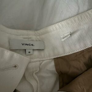 Vince White Bermuda Shorts Size 10